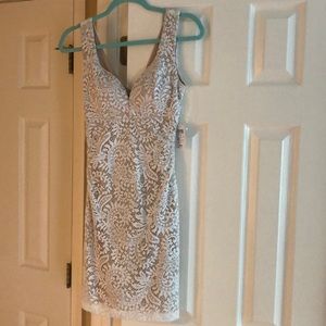 NWT White cocktail dress- size small